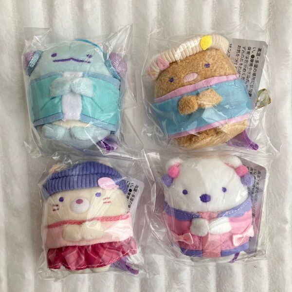 すみっコぐらし シティポップなすみっコ てのりぬいぐるみ 4個セット とかげ とんかつ ねこ しろくま