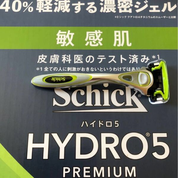 シック ハイドロ5 プレミアム 敏感肌用 刃付き本体1本