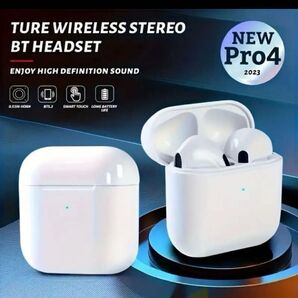 ワイヤレス Bluetooth イヤホン ホワイト pro4