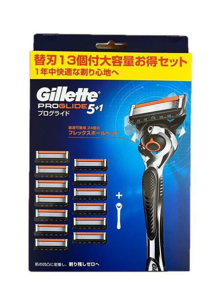 ジレット プログライド フレックス ボールマニュアル 本体+替刃13個セット