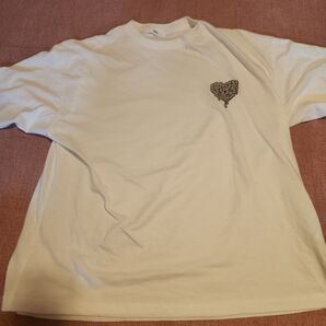 WEGO ハートグラフィック Tシャツ Lサイズ ホワイト