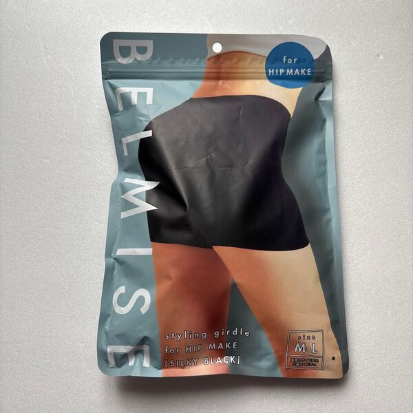 BELMISE styling girdle for HIP MAKE SILKY BLACK M-L ヒップメイクガードル