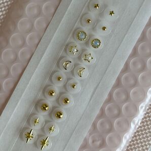 耳ツボジュエリー 20粒 【まとめ買い割引あり】ゴールド 耳ツボ シンプル