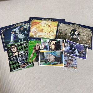 ジョジョの奇妙な冒険 ジョジョ JOJO JOJOWORLD2 ポストカード カード シール ウエハースシール 6部 5部 3部
