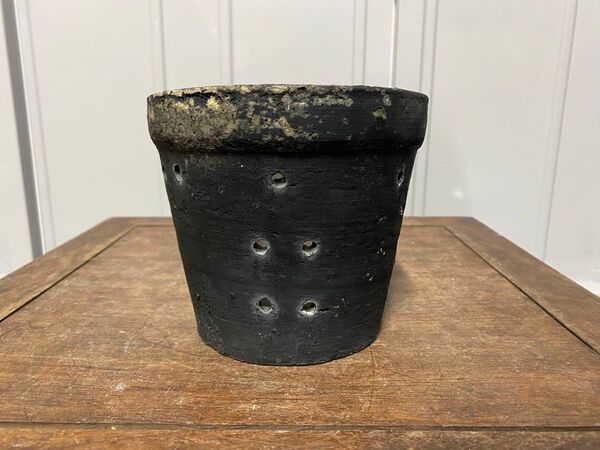 植木鉢 蘭鉢 黒 素焼き 洋ラン 胡蝶蘭 小品盆栽 寄せ植え 観葉植物 多肉植物 山野草 花 雑木 盆栽 ガーデニング 鉢 盆栽鉢