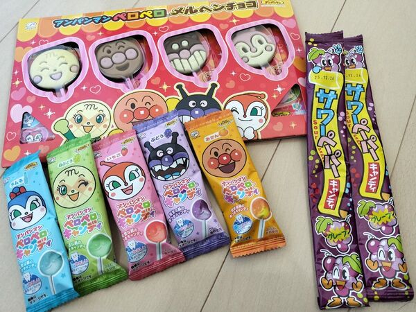 アンパンマンチョコ、キャンディなど