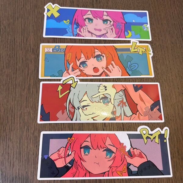 アニメ 二次元 女の子 可愛いステッカー スーツケース 痛車用