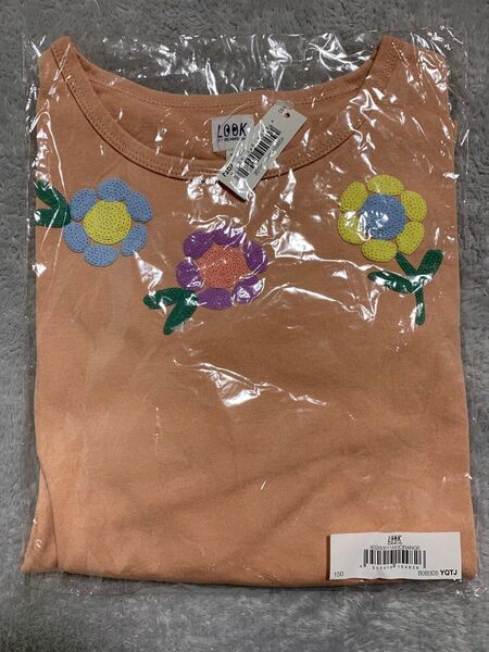 新品 ビームス カットソー トップス Tシャツ チュニック 150 綿100% anyfam Zara ピンク オレンジ
