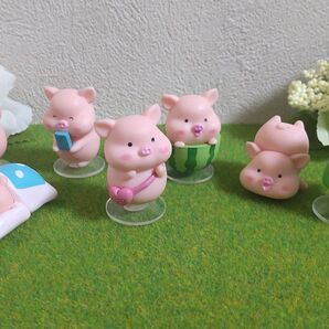 子ぶたちゃん 緑色 ミニフィギュア