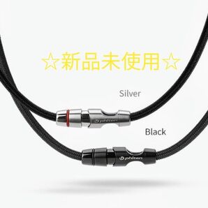 ファイテン Phiten RAKUWA ネックレス リーシュ 2 ブラック 50cm 【新品未使用】