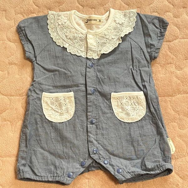 CROISSANCE BEBE 半袖 ロンパース カバーオール 70㎝ ベビー服 子供服 女の子