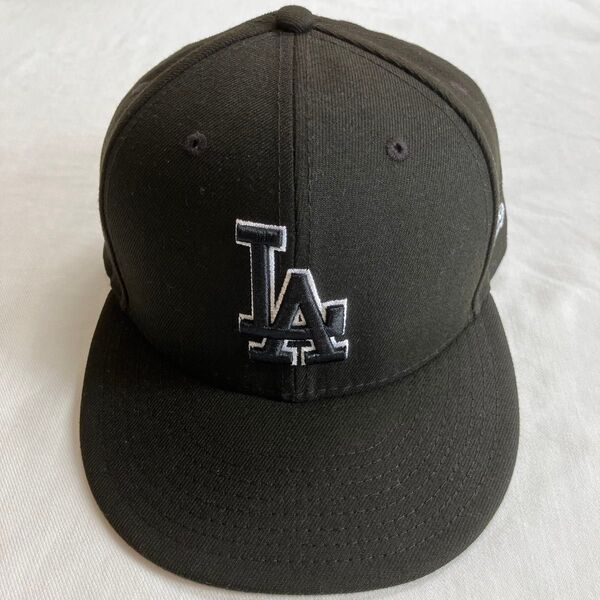 New Era ロサンゼルス・ドジャース 59FIFTY キャップ ブラック 57.7cm