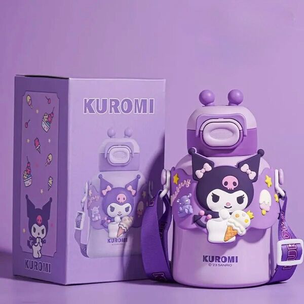 クロミちゃん サンリオ ストロー水筒 480ml 保温保冷対応