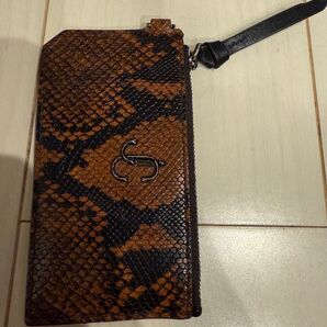 jimmy choo カードコインケース パイソン柄