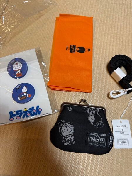 PORTER 吉田カバン ドラえもんコラボがま口財布 激レア コインケース 小銭入れ