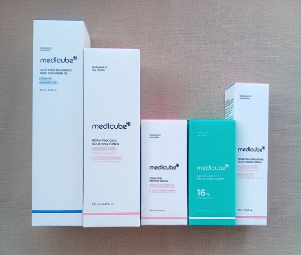 medicube メディキューブ ピンク PDRN トナー セラム クリーム アゼライン酸 クレンジング5点 化粧水 美容液