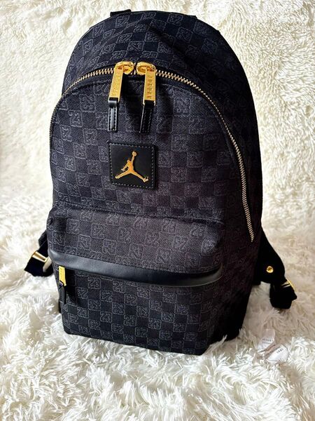 【極美品】Nike Jordan Brand Monogram Backpack Black エアージョーダン バックパック