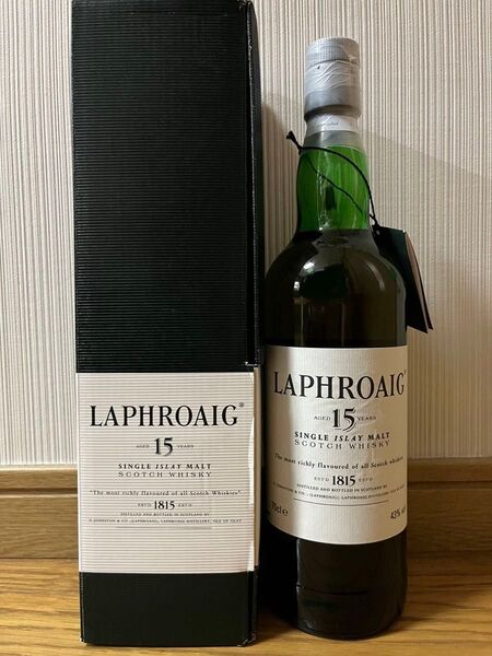 【終売品】ラフロイグ 15年 1990年代流通品・LAPHROAIG 15yo・オールドボトル・43%・700ml