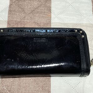 ANNA SUI ラウンドファスナー 長財布 ブラック