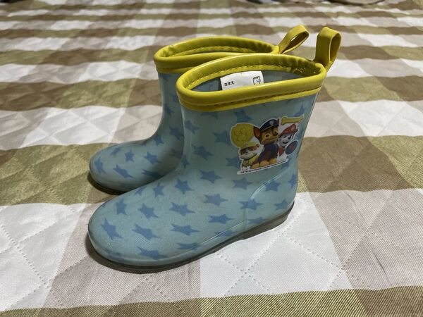 バウパトロール レインブーツ 長靴 水色 15㎝