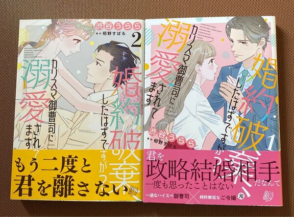 「婚約破棄、したはずですが?~カリスマ御曹司に溺愛されてます~」1・2巻