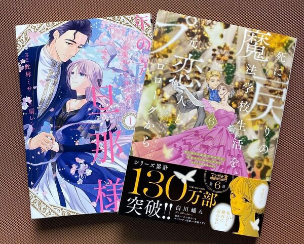 「年の差十五の旦那様~辺境伯の花嫁候補~ 」1巻★ 「死に戻りの魔法学校生活を、元恋人とプロローグから 6 巻