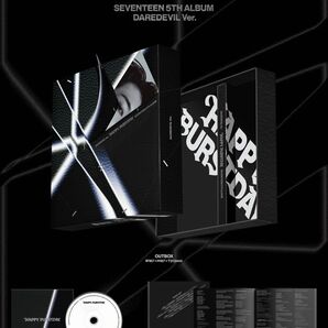 SEVENTEEN HAPPY BURSTDAY DAREDEVIL盤 開封済み