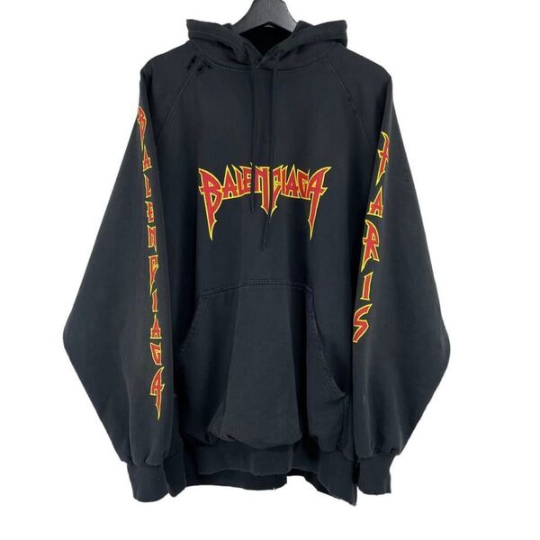 BALENCIAGA バレンシアガ 22SS メタルロゴ パーカー metal LOGO