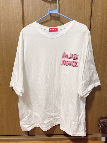 最終価格!ガーフィールド風キャラクター×スラムダンク風デザインTシャツ