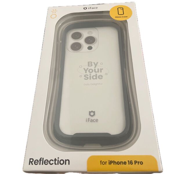 iPhone 16 Pro用 強化ガラスクリアケース iFace Reflection (ブラック)Hamee 41-979679