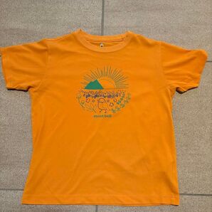 mont-bell Tシャツ オレンジ アウトドア キャンプ