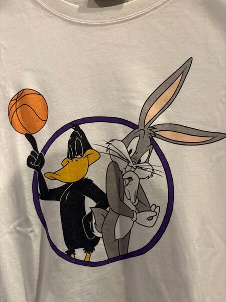 ルーニーテューンズ Tシャツ バッグスバニー ダフィーダック アメカジ 古着 ヴィンテージ アメコミ