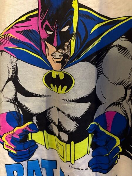 ヴィンテージ Tシャツ バットマン ジョーカー 両面 BAT MAN JOKER USA L 80s USA製 コットン 古着