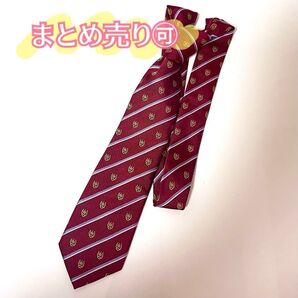 制服 なんちゃって制服 コスプレ ネクタイ ワインレッド赤 ボルドー ストライプ