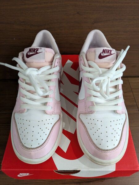 NIKE GS DUNK LOW TULIP PINK 22.5cm