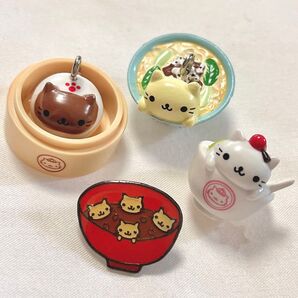 サンエックス にゃんにゃんにゃんこ チャーム ピンズ ピンバッジ 点心 おしるこ