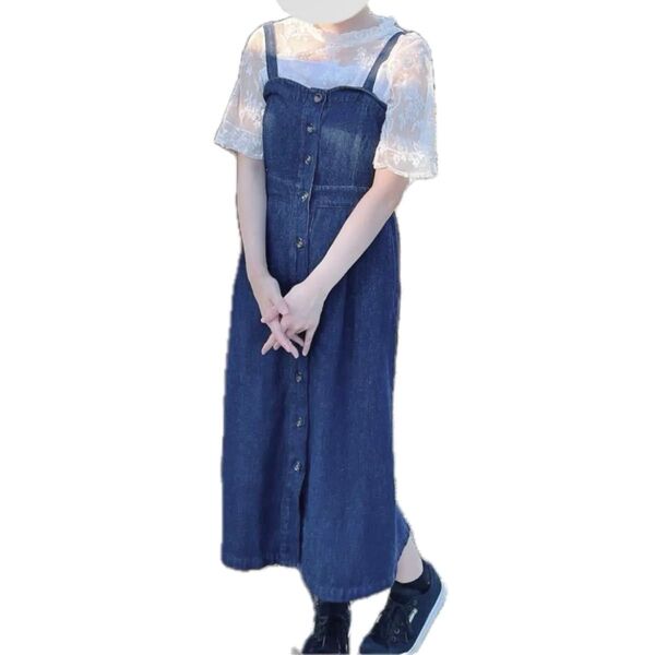 as know as アズノウアズ デニムジャンパースカート 定価5500円