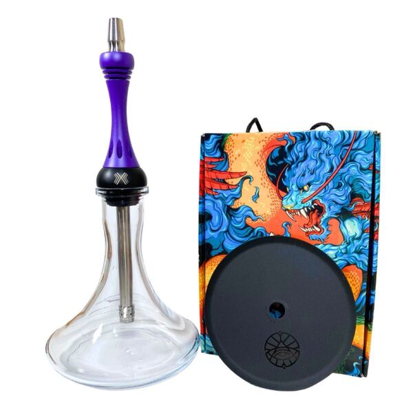 【新品未使用】Alpha Hookah model X PURPLE パープル アルファフーカ モデル エックス パープル パイプ