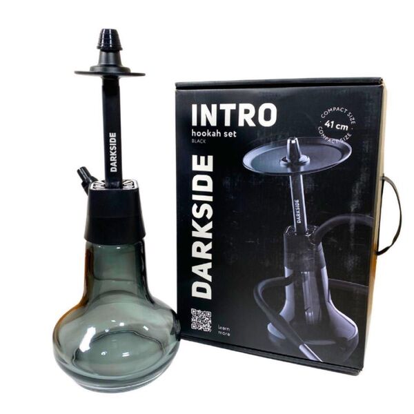 【新品未使用】ダークサイド イントロ DARKSIDE INTRO 黒 箱付き ボトル付き シーシャ本体 パイプ シーシャ