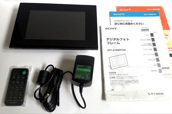 SONY デジタルフォトフレーム DPF-A72N/D72N ブラック【未使用】