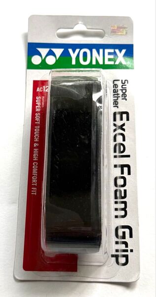YONEX Excel Foam Grip AC125 ブラック 【未開封】スーパーレザーエクセルフォームグリップ