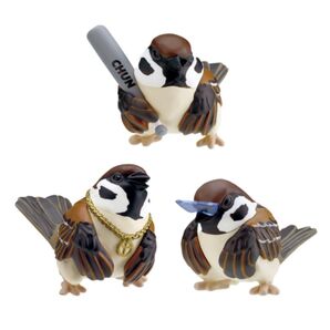 【新品未開封】ことりの休日 ヤンキースズメ 成鳥3種セット