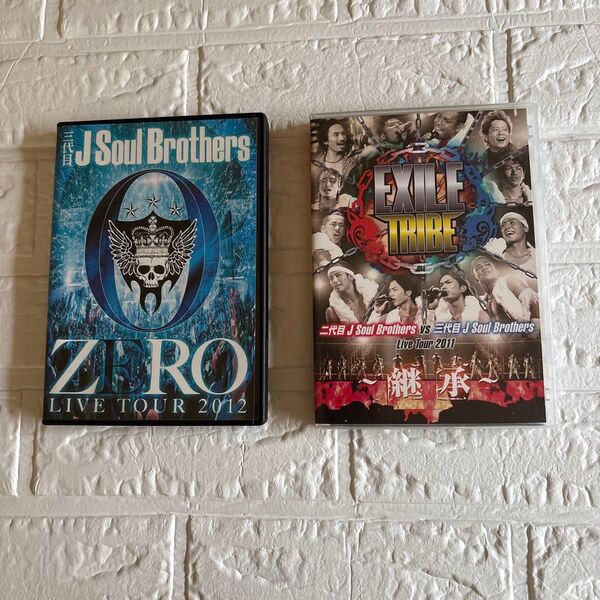EXILE TRIBE、三代目J Soul Brothers DVD 2枚セット