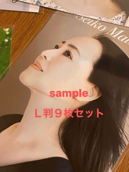 松田聖子写真L判9枚セット