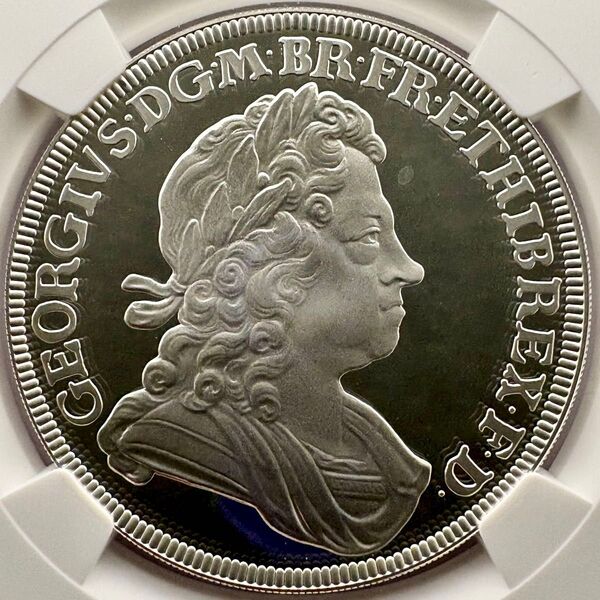 最高鑑定 2022 イギリス 君主シリーズ ジョージ1世 2ポンド 銀貨 NGC PF70 ULTRA CAMEO FR