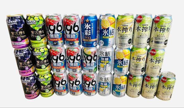 Welch's贅沢搾り等 お酒まとめ売り 28本セット