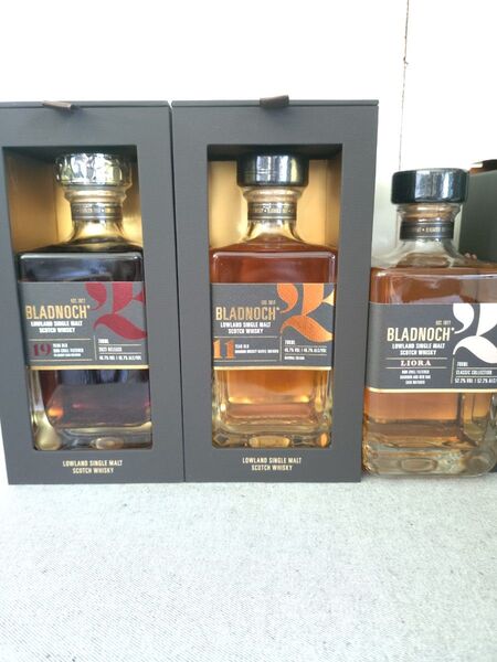 BLADNOCH ブラッドノック ウイスキー 3本セット 19年 11年 リオラ