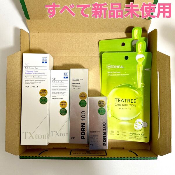 VT PDRN TXトーニング トナー 美容液 化粧水 クリーム メディヒール ティーツリー パック シートマスク