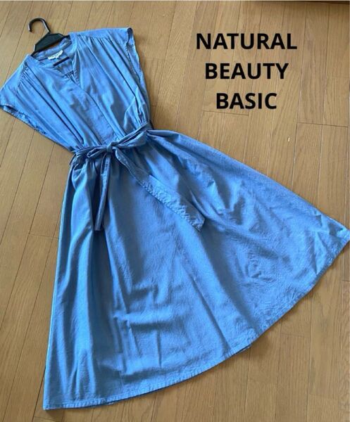 NATURAL BEAUTY BASIC ナチュラルビューティーベーシック ワンピース sizeS