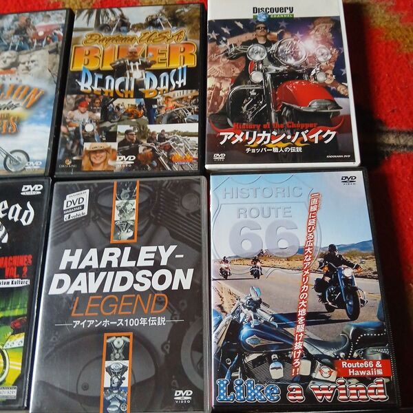 ハーレーダビットソンに関する国内、海外アメリカ 貴重 DVD